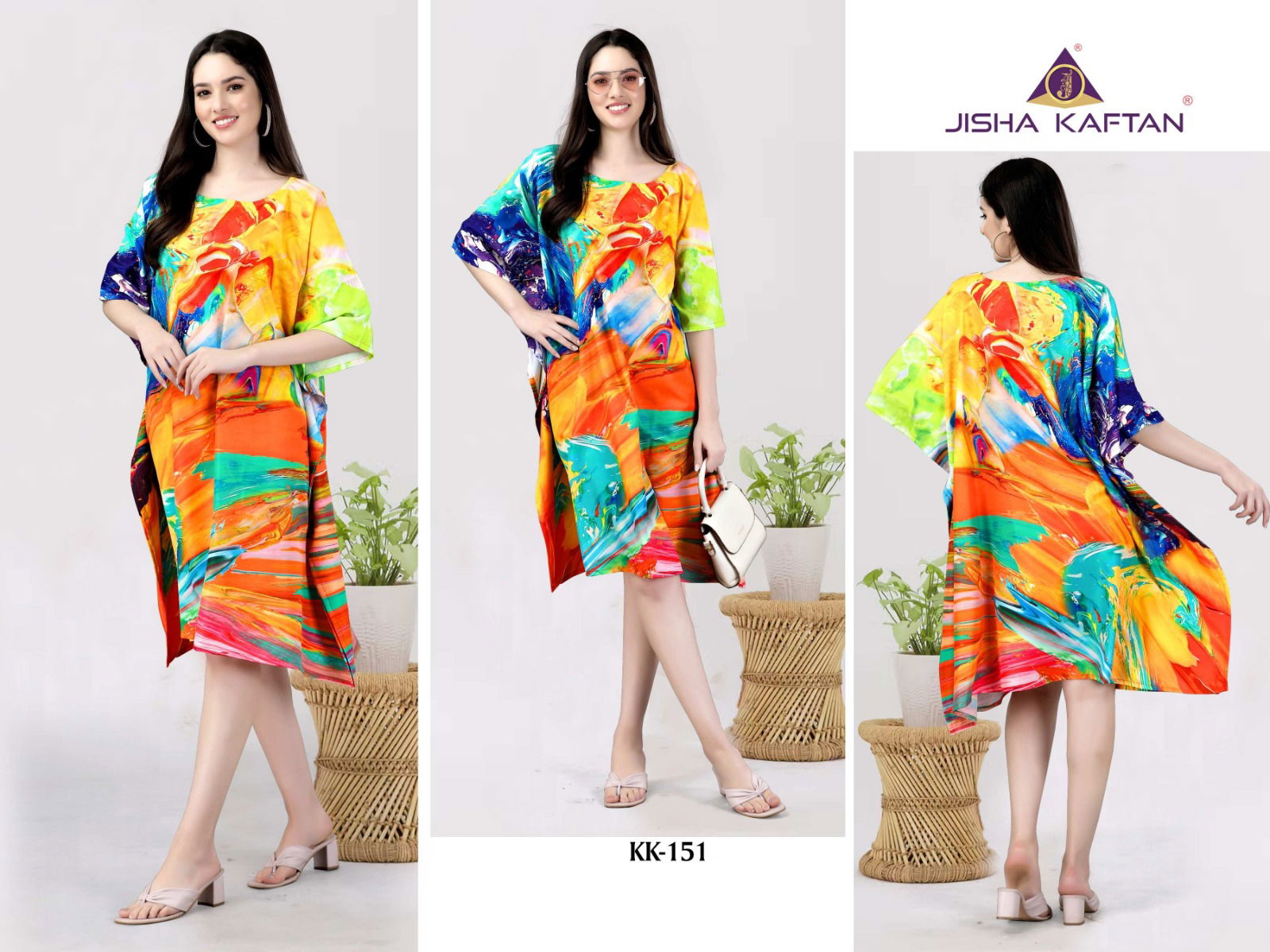 Kurti Kaftans Vol 7 Printed Designer Wholesale Kaftan Catalog
